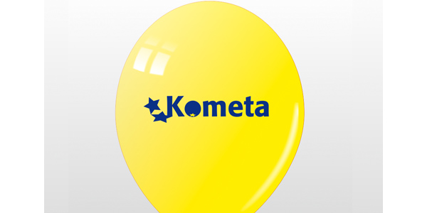 Balon promocyjny z logo Kometa